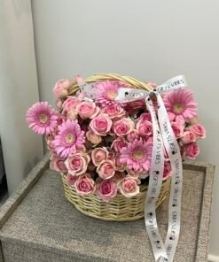 Alternative view of Blush Bloom Basket