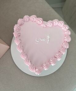 Alternative view of Pink Heart Cake