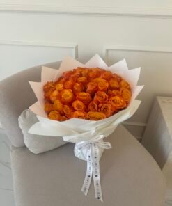 50 Orange Roses Bouquet
